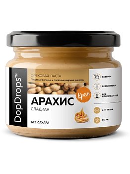 DopDrops паста Арахис (Сладкий Крем) 250 гр