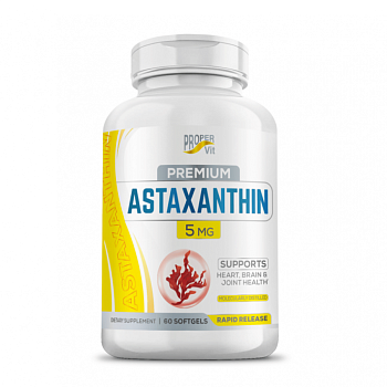 Astaxanthin 5 mg (60 кап) Proper Vit-900x900